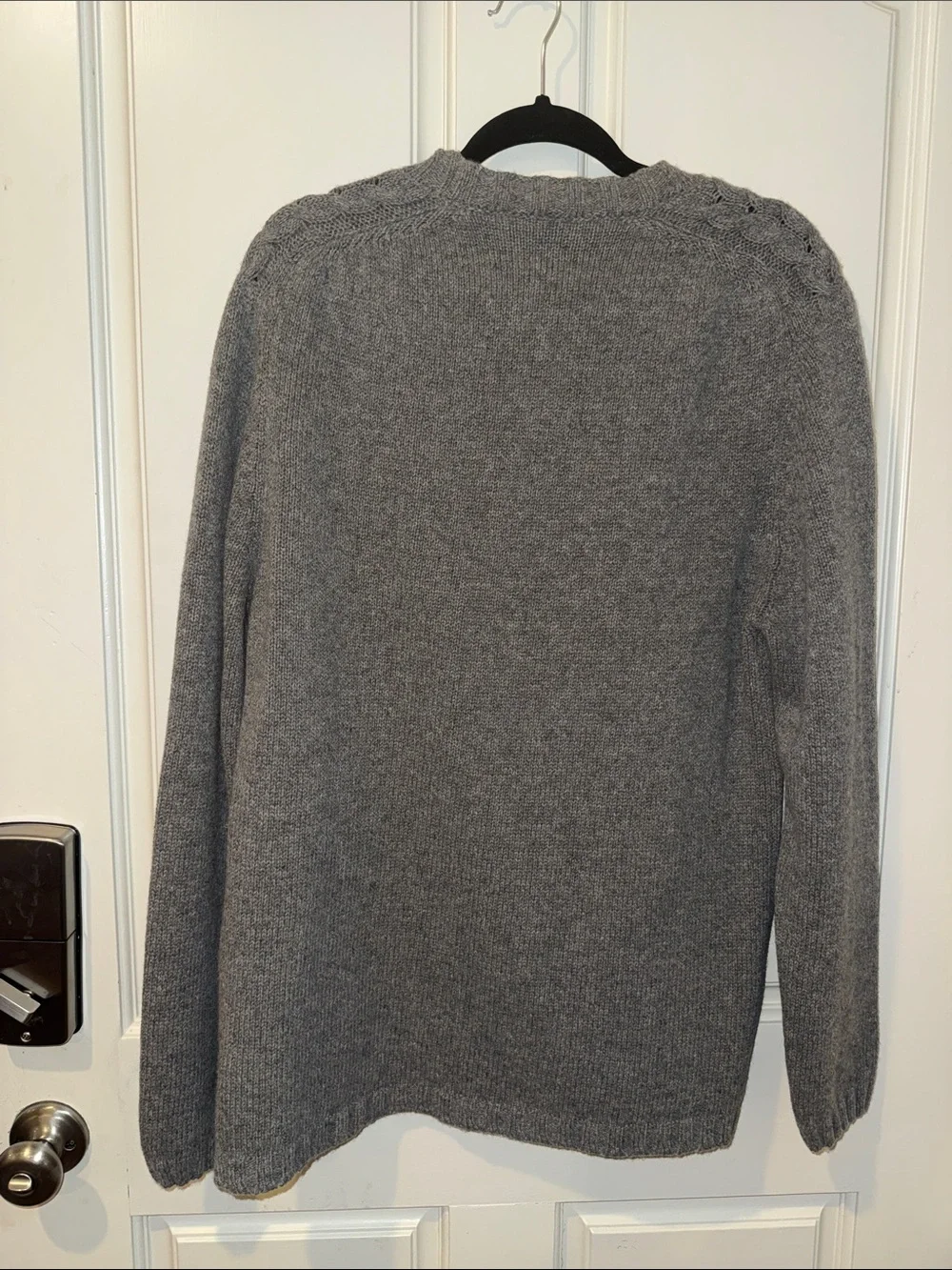 Daniele Fiesoli Gray Crewneck Sweater